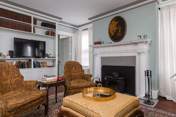 Fireplace, Interior, Wood Texture Flooring