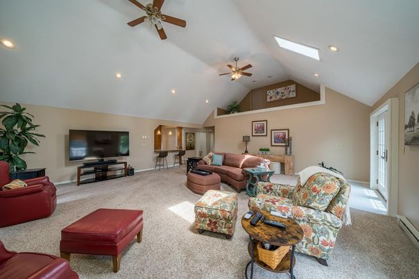 Interior, Living room, Recessed Lighting
