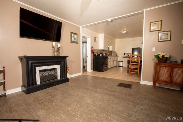 Fireplace, Interior, Kitchen