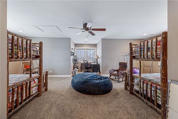 Bedroom, Home Office, Interior, Recessed Lighting