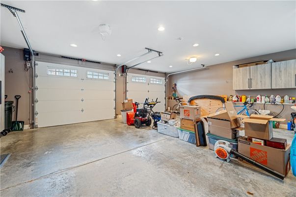 Garage, Interior, Recessed Lighting