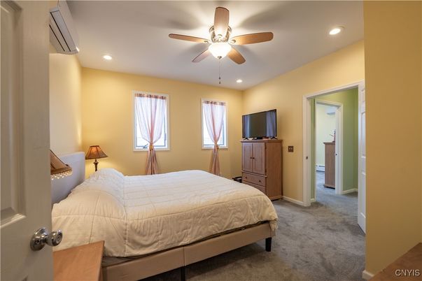 Bedroom, Interior, Recessed Lighting