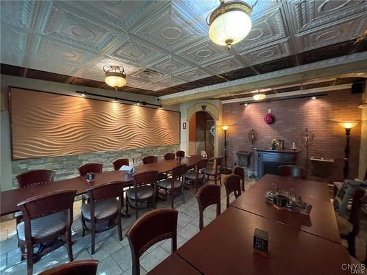 Dining room, Interior, Stone Walls
