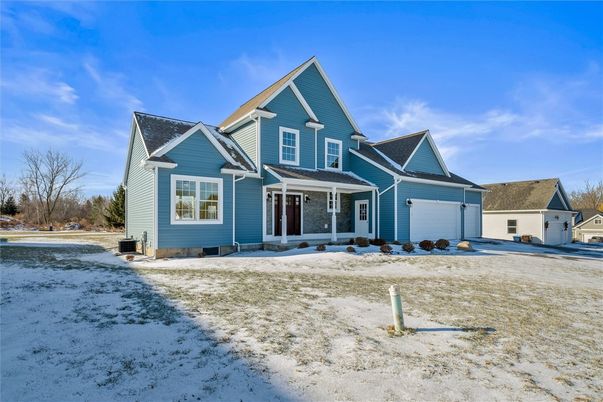 Attached, Detached Garage, Exterior, Facade, Farmhouse