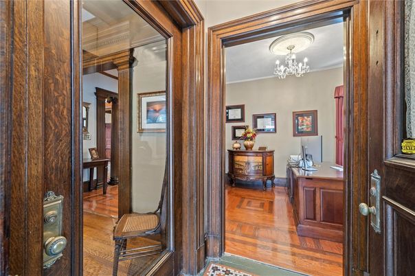 Chandelier, Interior, Wood Texture Flooring