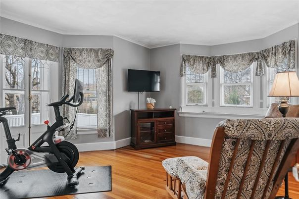 Fitness Equipment, Interior, Wood Texture Flooring
