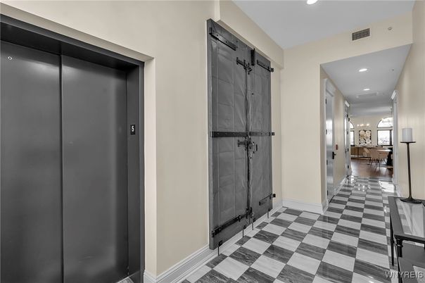 Elevator, Interior, Recessed Lighting