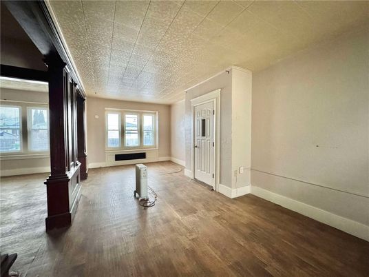 Empty room, Interior, Wood Texture Flooring