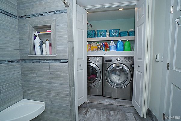 Interior, Recessed Lighting, Utility Closets, Washer