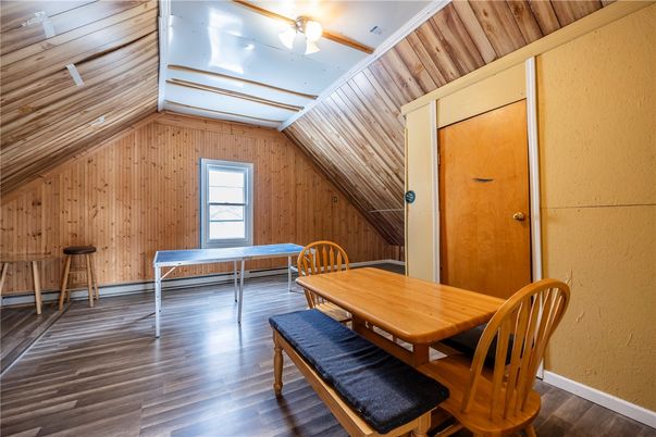 Dining room, Interior, Wooden Ceilings, Wood Texture Flooring, Wooden Walls
