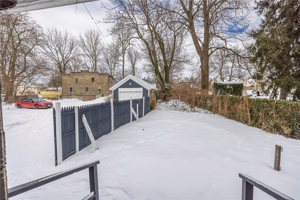 Backyard, Detached Garage, Exterior