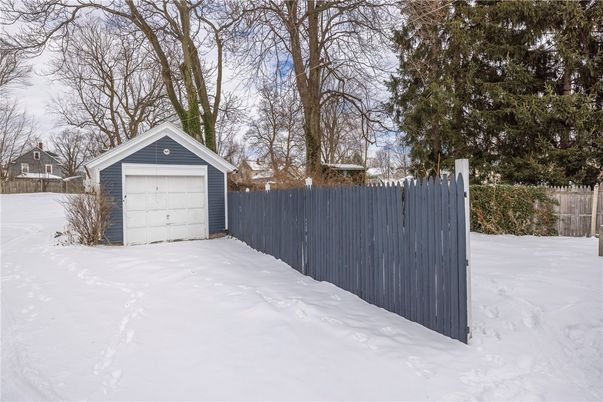 Backyard, Detached Garage, Exterior