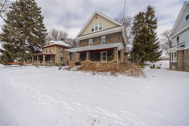 Backyard, Exterior, Facade, Brick Facade, Queen Anne Victorian