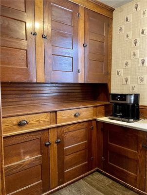 Interior, Kitchen, Wood Texture Flooring