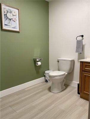 Bathroom, Interior, Wood Texture Flooring