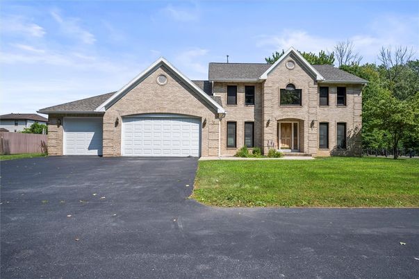 Attached, Exterior, Facade, Brick Facade, French Provincial