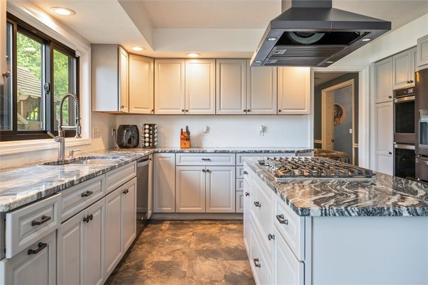 Interior, Kitchen, Recessed Lighting, Stainless Steel Appliances