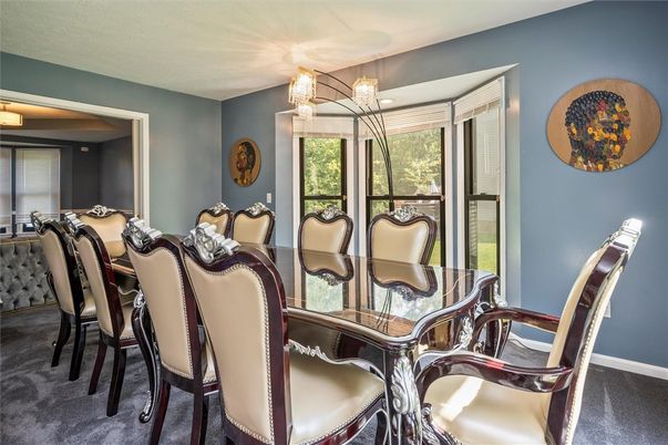 Dining room, Interior, Pendant Lights