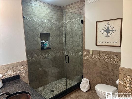 Bathroom, Glass Shower, Interior