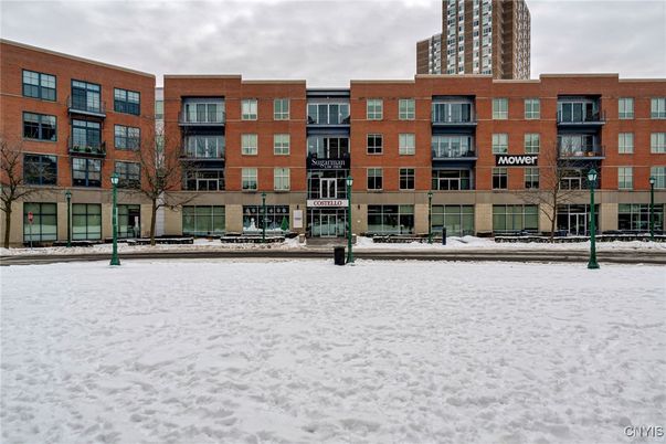 Exterior, Facade, Brick Facade, Condo Building