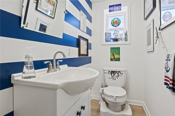 Bathroom, Interior, Wood Texture Flooring