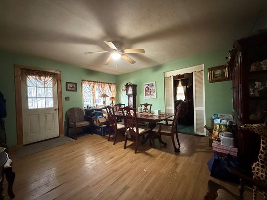 Dining room, Interior, Wood Texture Flooring