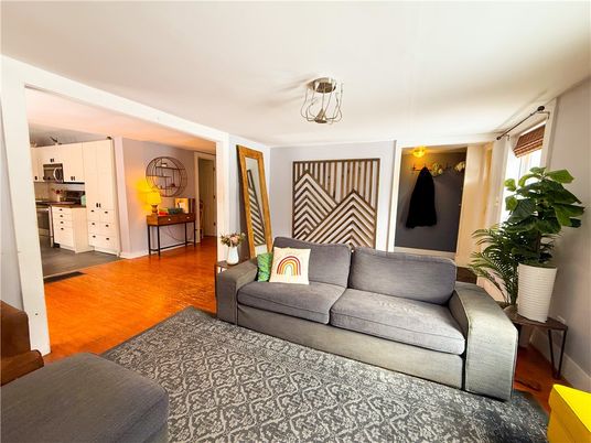 Interior, Kitchen, Living room, Wood Texture Flooring