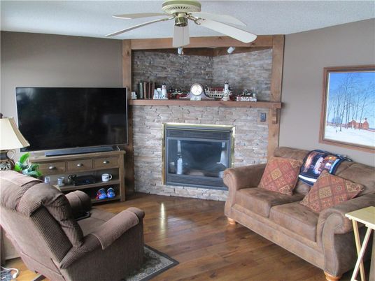 Fireplace, Interior, Living room, Stone Walls, Wood Texture Flooring