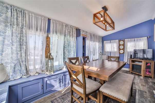 Dining room, Interior, Wood Texture Flooring