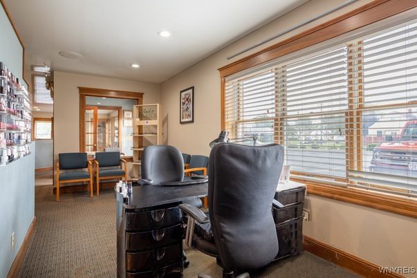 Home Office, Interior, Recessed Lighting