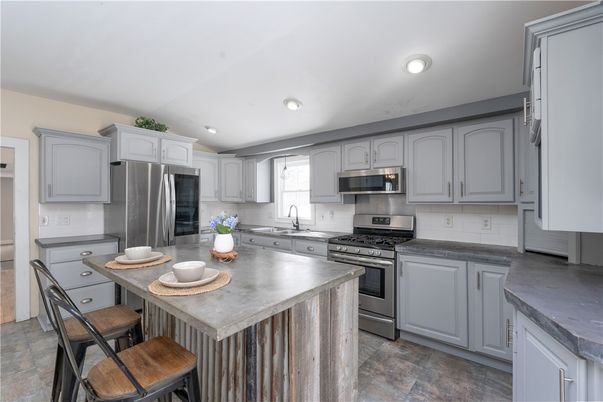 Interior, Kitchen, Recessed Lighting, Stainless Steel Appliances