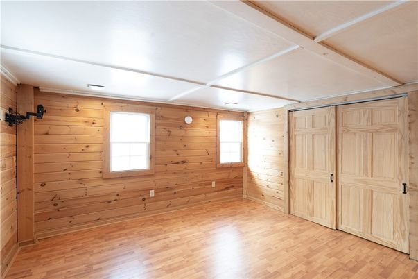 Empty room, Interior, Wood Texture Flooring, Wooden Walls