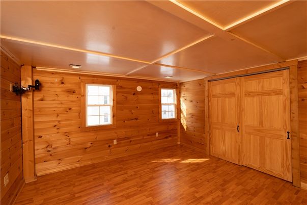 Empty room, Interior, Wood Texture Flooring, Wooden Walls