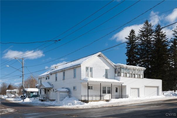 Attached, Exterior, Facade, Solar Panels, Farmhouse