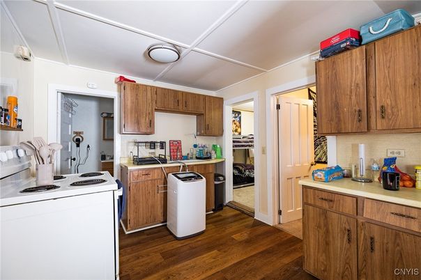 Interior, Kitchen, Wood Texture Flooring