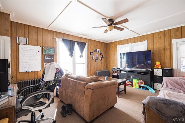 Home Office, Interior, Living room, Wooden Walls