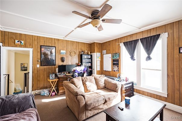Home Office, Interior, Living room, Wooden Walls