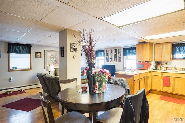 Dining room, Interior, Kitchen, Wood Texture Flooring