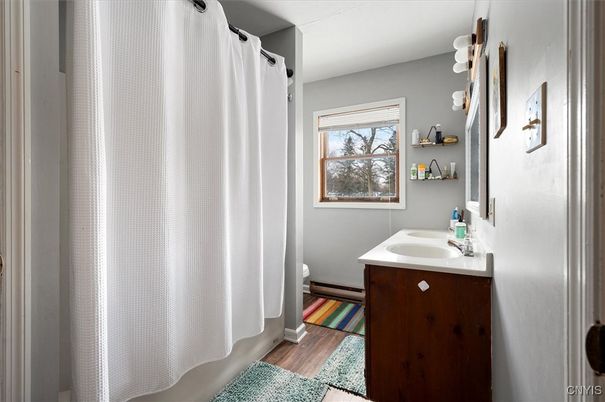 Bathroom, Interior, Wood Texture Flooring