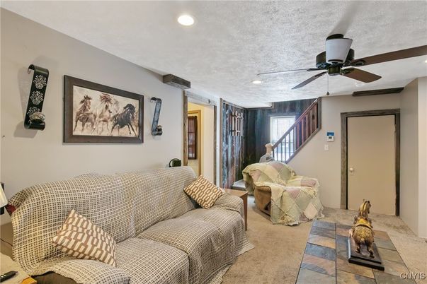 Interior, Living room, Recessed Lighting
