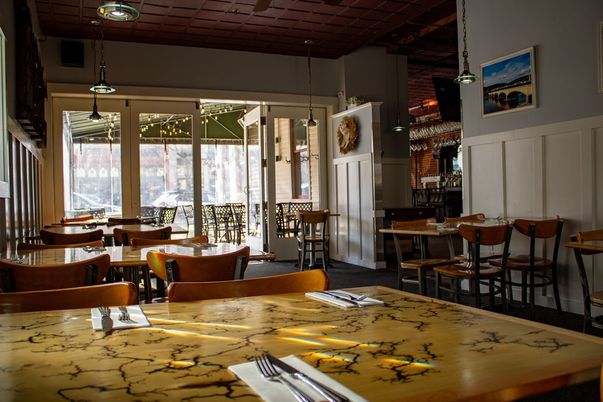 Dining room, Interior, Pendant Lights, Wooden Ceilings