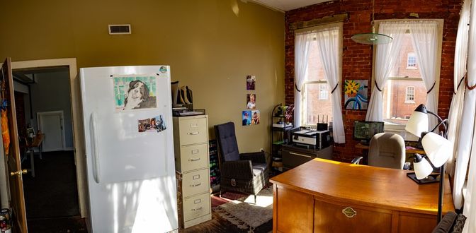 Home Office, Interior, Kitchen