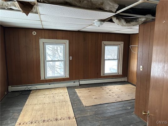Empty room, Interior, Wood Texture Flooring, Wooden Walls