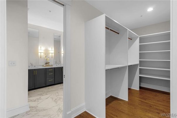 Interior, Marble, Recessed Lighting, Walk-in Closets