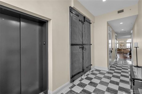 Elevator, Interior, Recessed Lighting