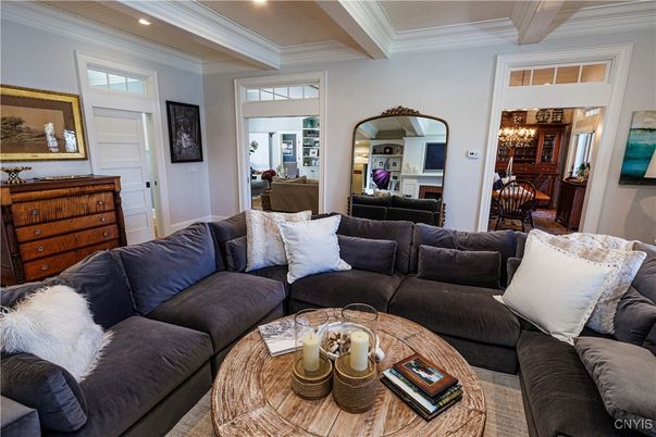 Chandelier, Dining room, Interior, Living room, Recessed Lighting