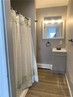 Bathroom, Interior, Wood Texture Flooring