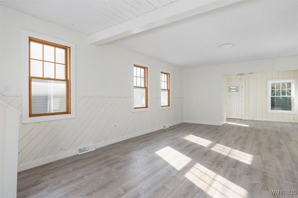Empty room, Interior, Wood Texture Flooring