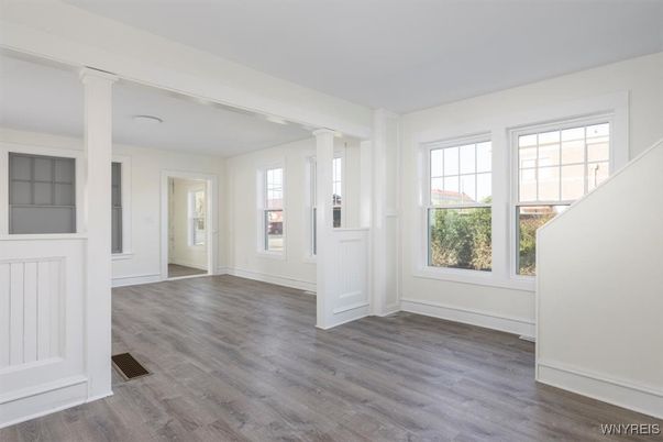 Empty room, Interior, Wood Texture Flooring