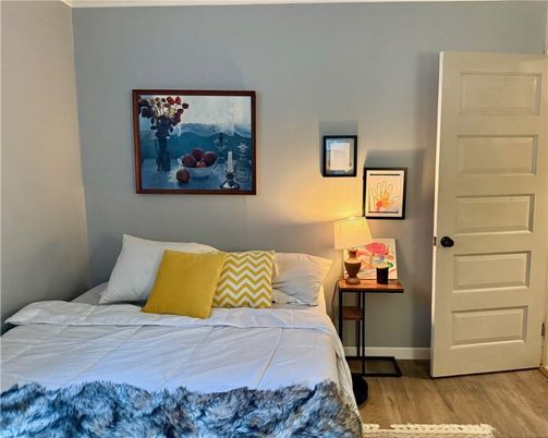 Bedroom, Interior, Wood Texture Flooring